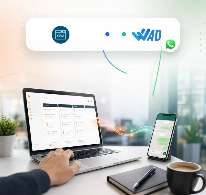 Integración de WhatsApp con CRM usando WAD