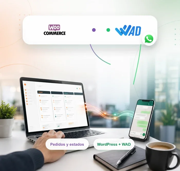 Integración de WooCommerce con WAD y WhatsApp