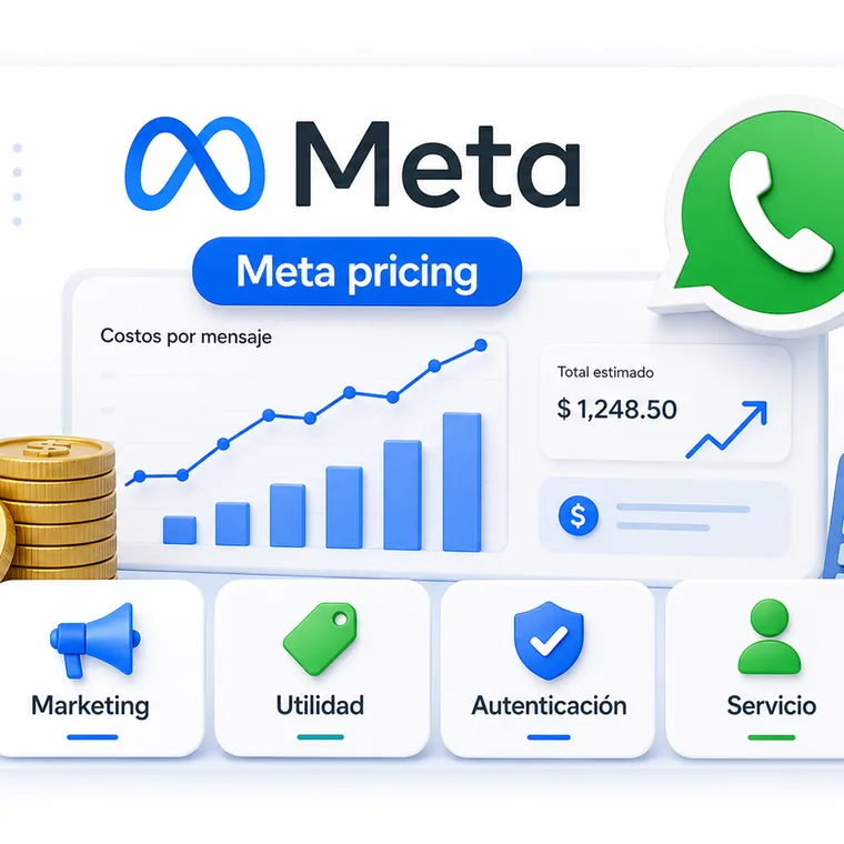 Meta pricing y costos de mensajes de WhatsApp Business hasta agosto de 2026